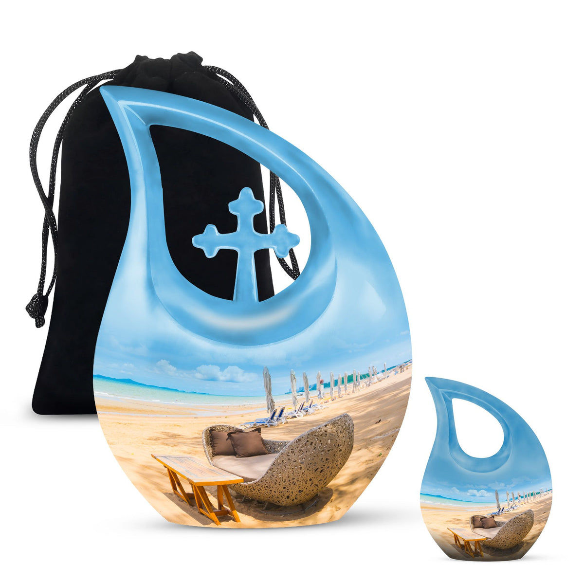 10-inch Goa Beach Urn 