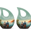 10-inch Two Man Urn,
