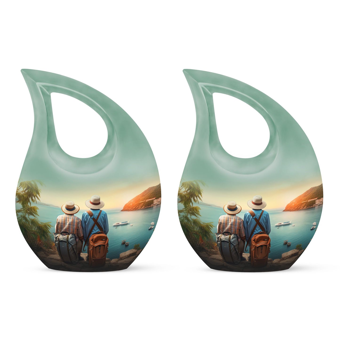 10-inch Two Man Urn,
