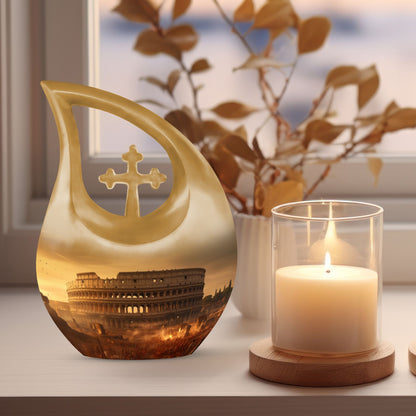 10-inch Colosseum Dark Urn 