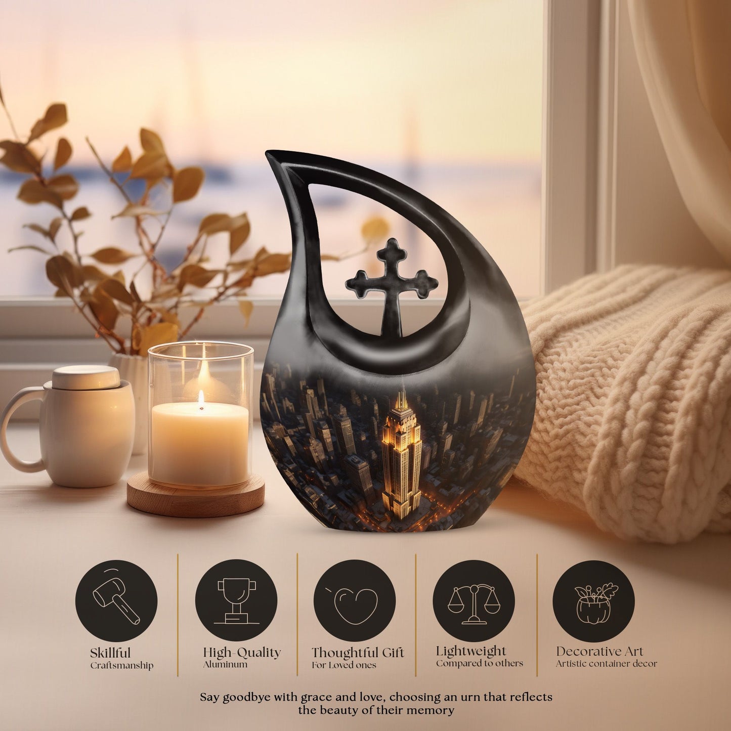 Empire State Urn