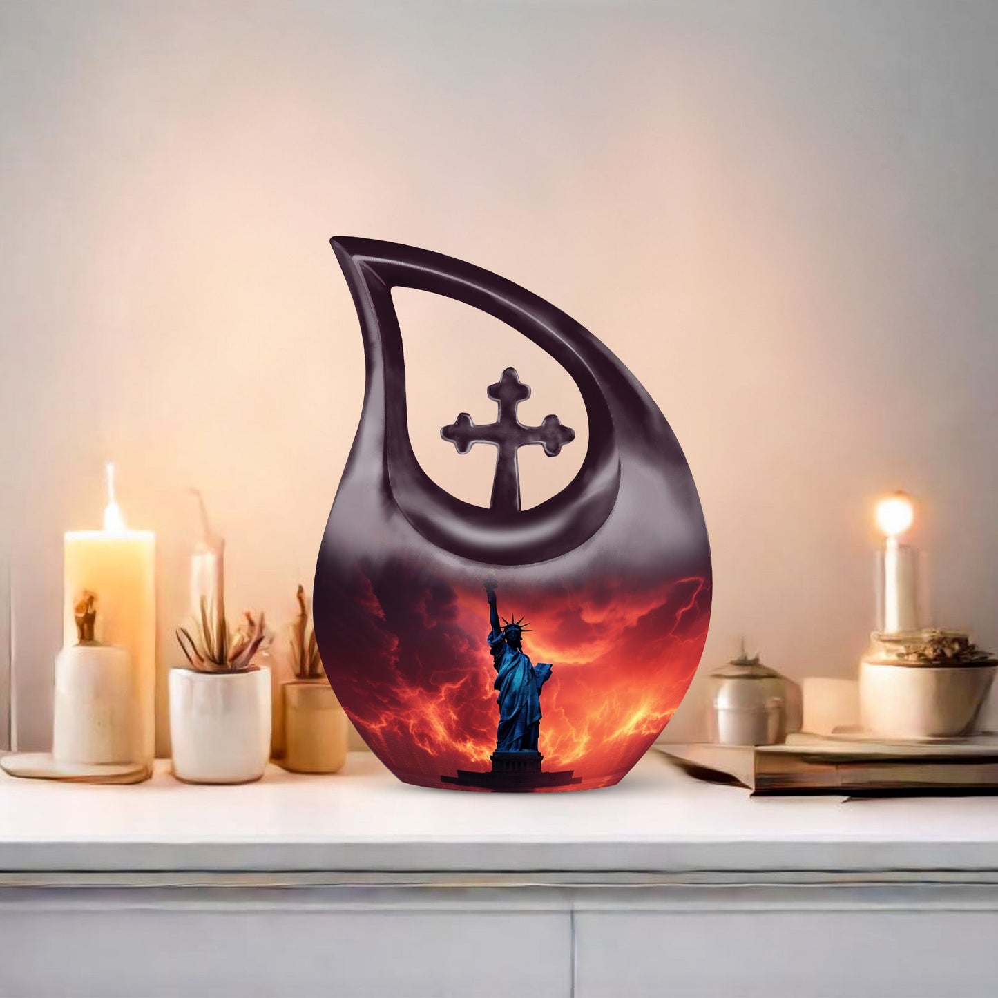 10-inch Statue of Liberty Urn 