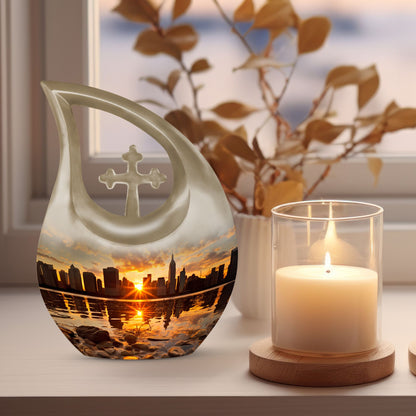 10-inch Statue Of Liberty Cross Drop urn 