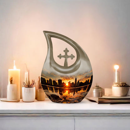 10-inch Statue Of Liberty Cross Drop urn 