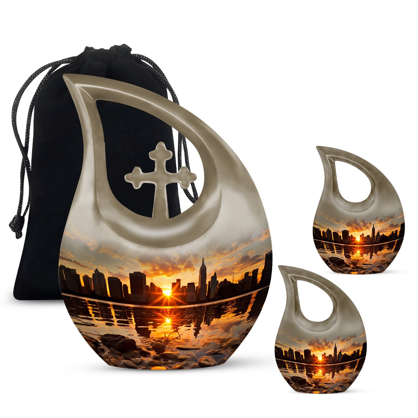 10-inch Statue Of Liberty Cross Drop urn 