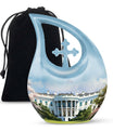 10 Inch White House Urn