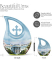 10 Inch White House Urn