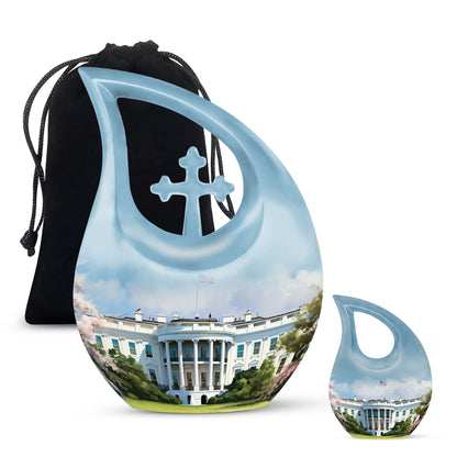 10 Inch White House Urn