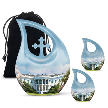 10 Inch White House Urn