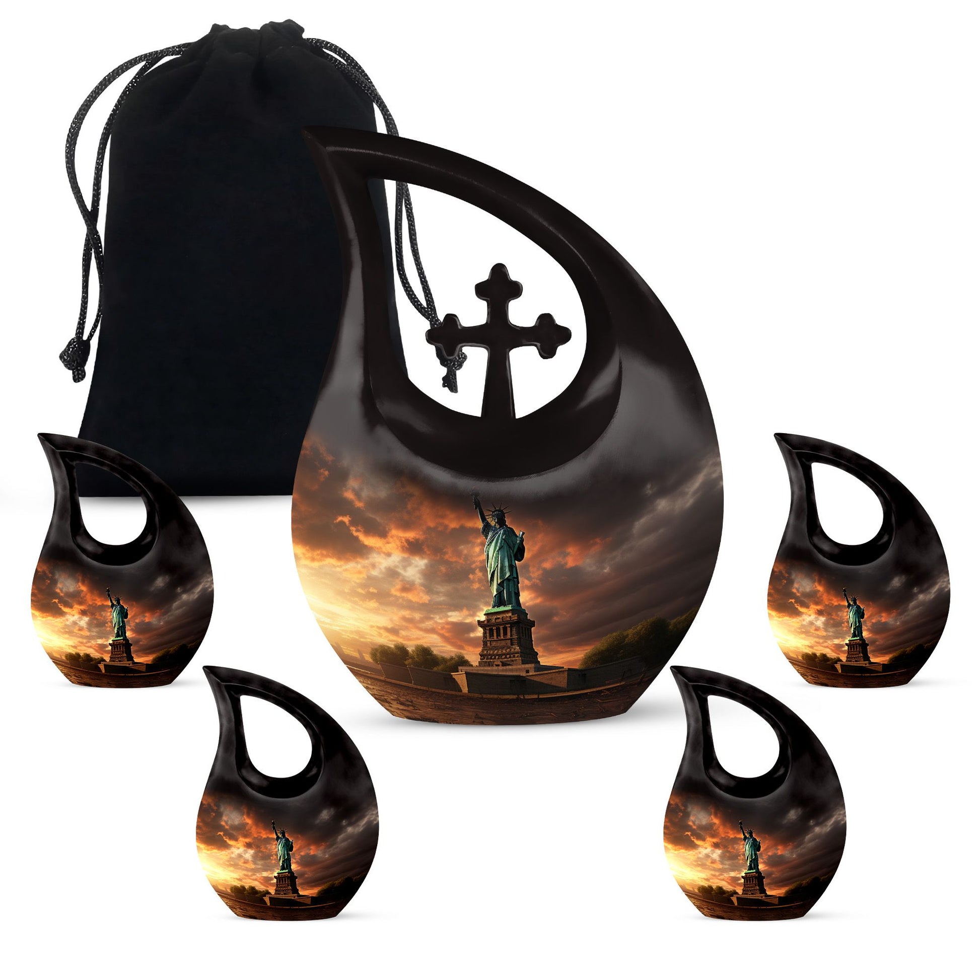 Statue Of Liberty 10-inch Memorial Urn 