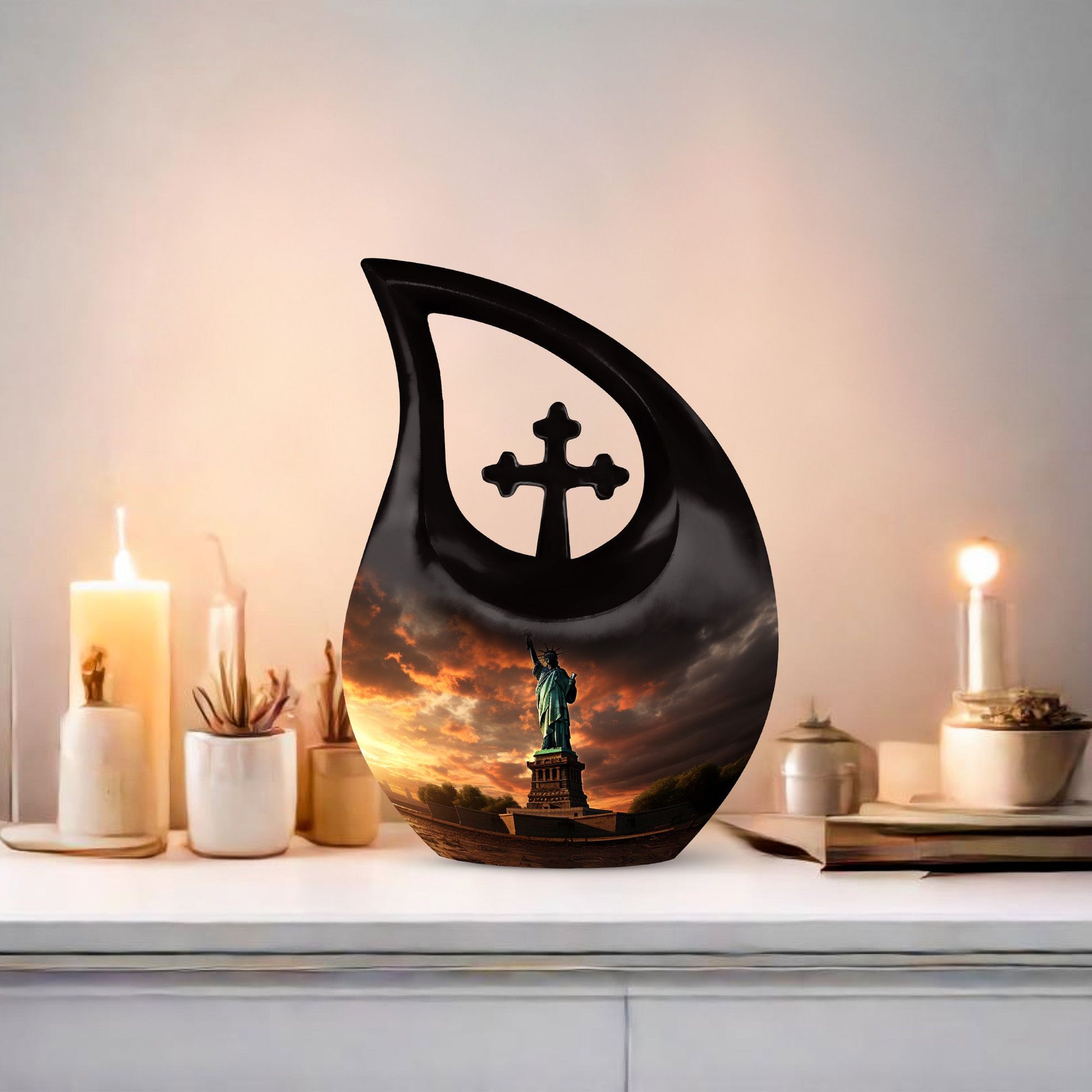 Statue Of Liberty 10-inch Memorial Urn 