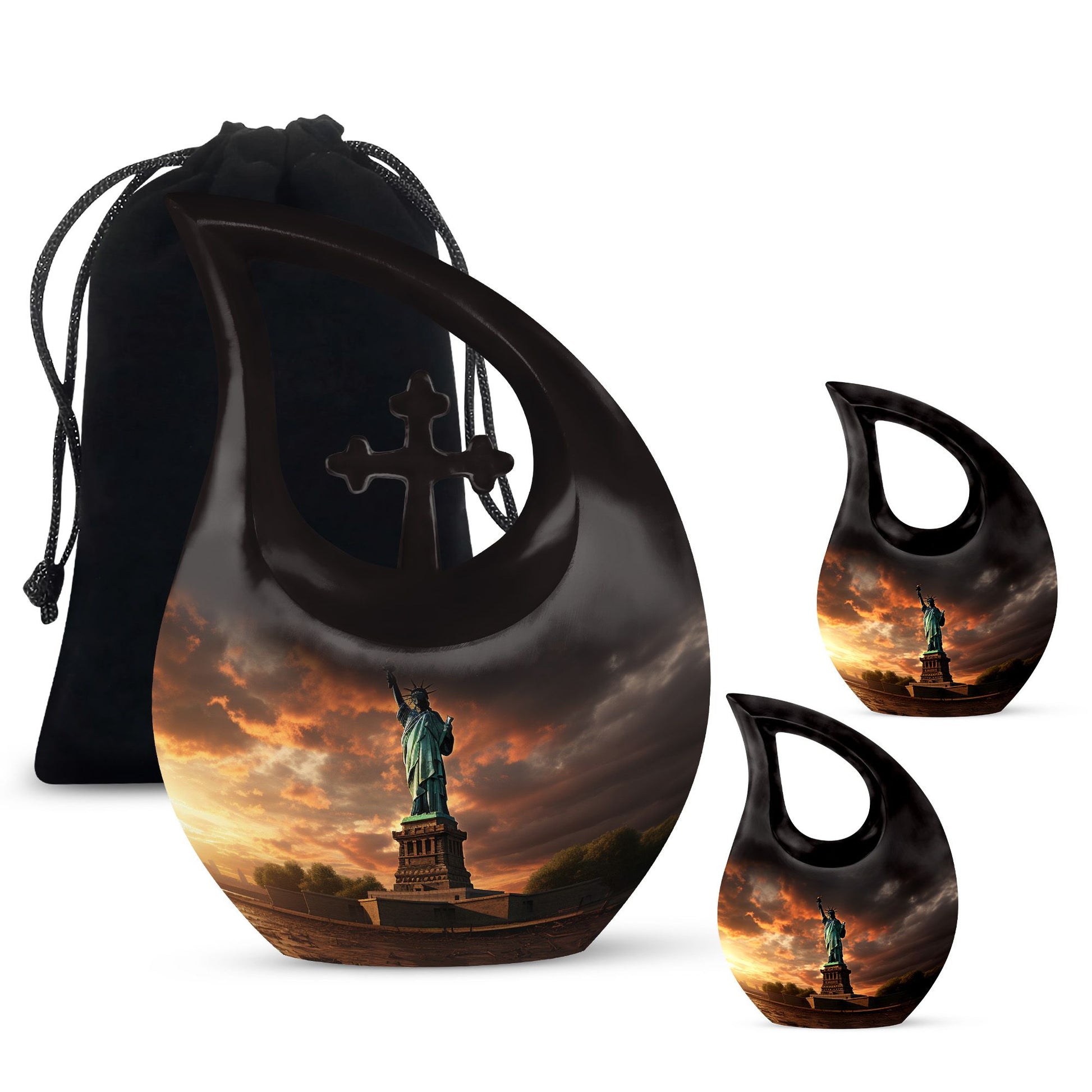 Statue Of Liberty 10-inch Memorial Urn 