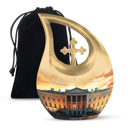 Large 10-inch White House Urn