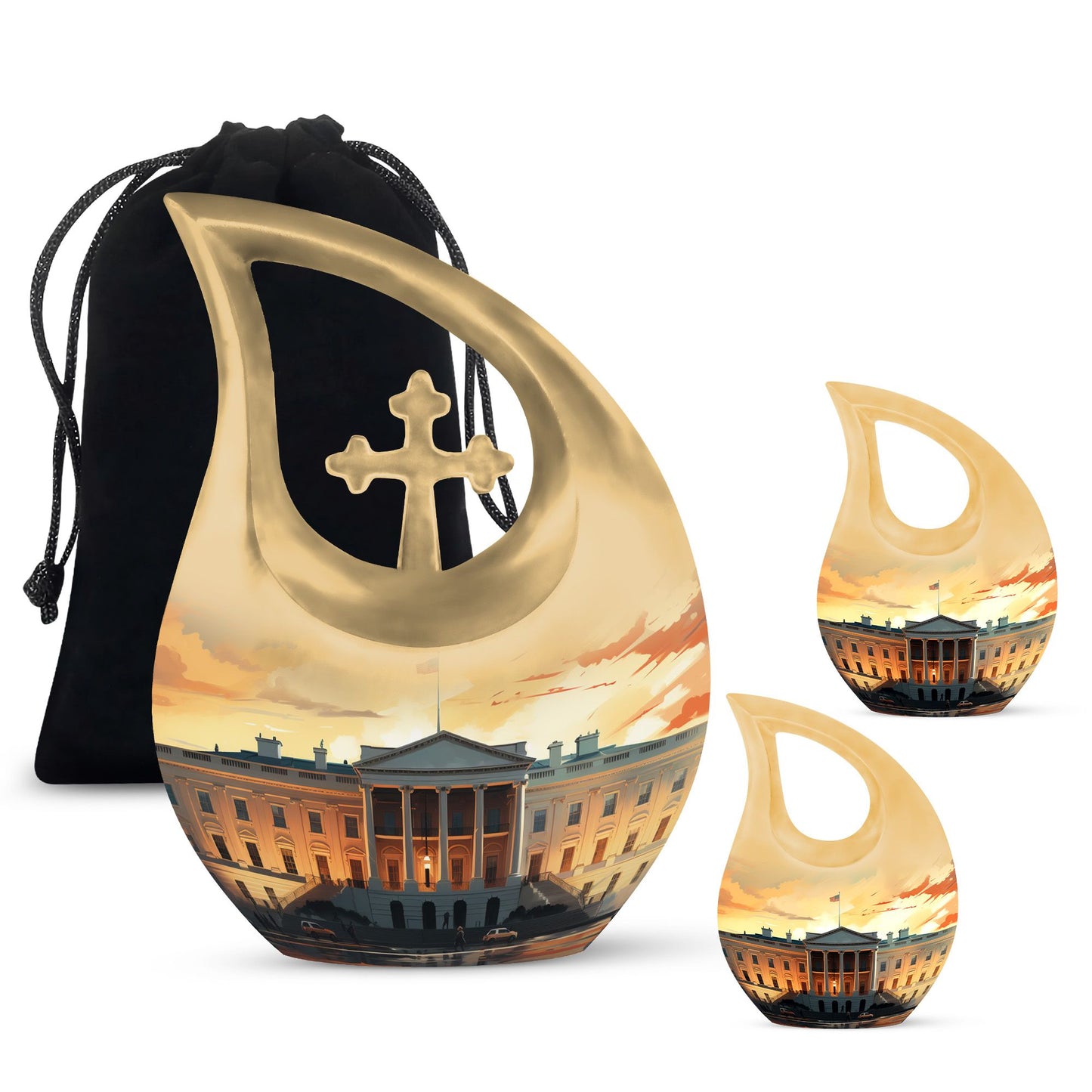 Large 10-inch White House Urn