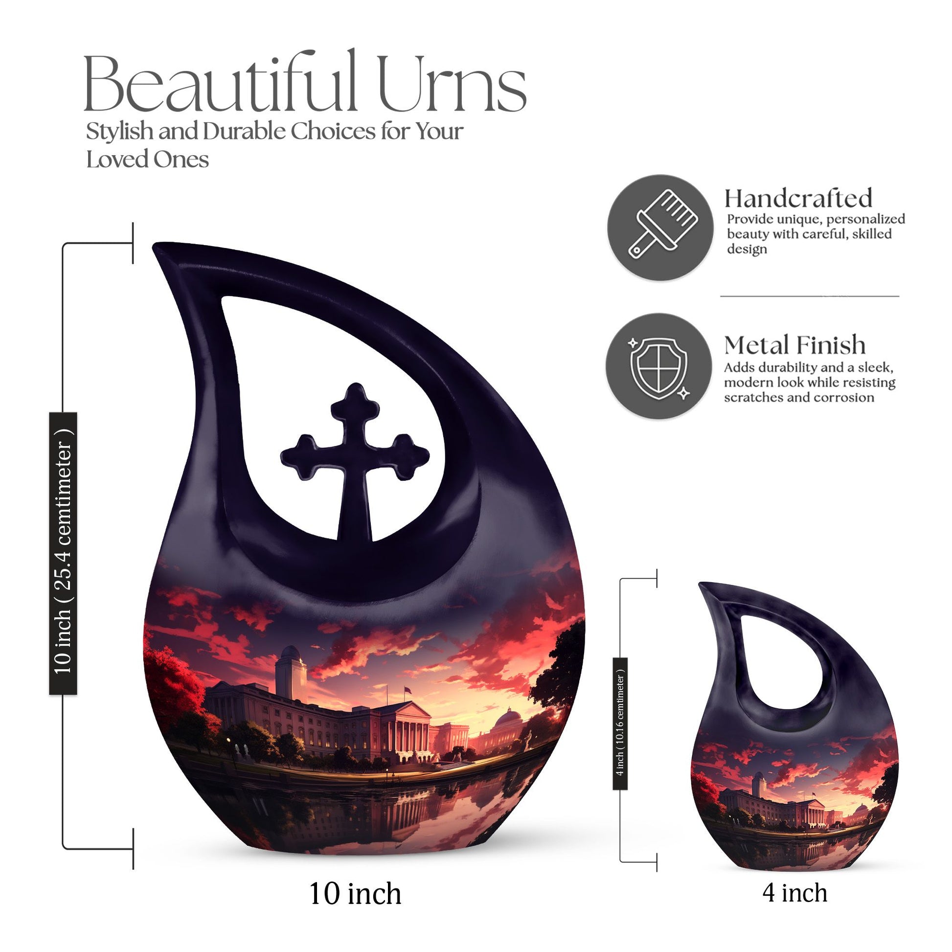 10-inch White House urn 