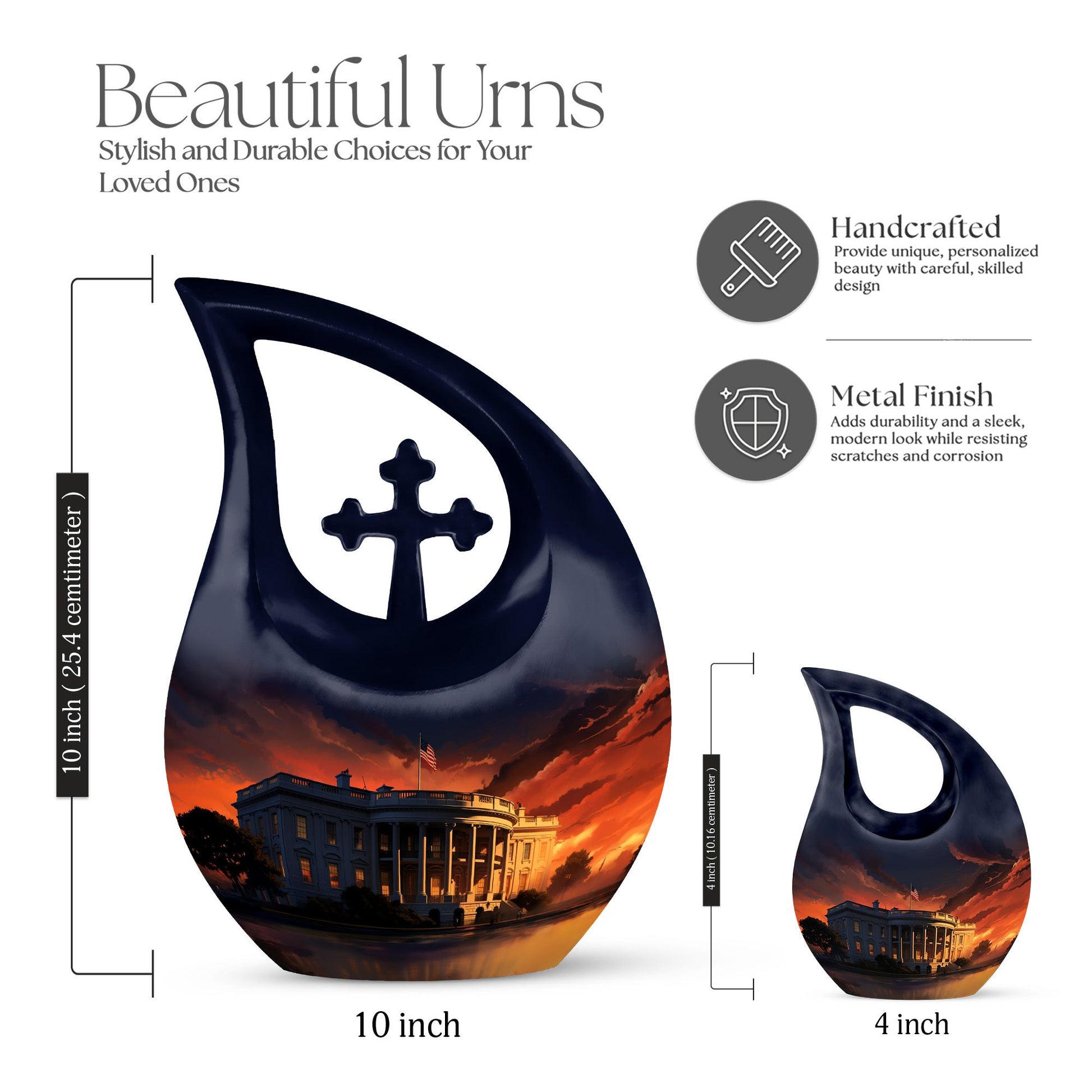 10-inch White House Urn 