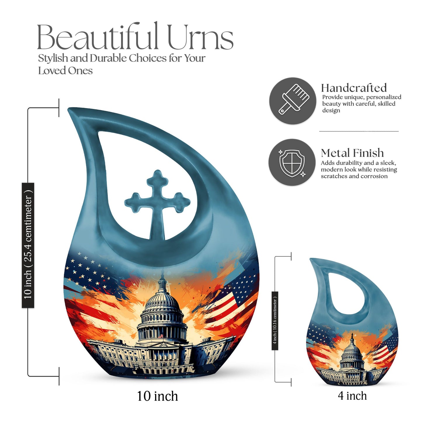 10-inch United States Capitol Urn 