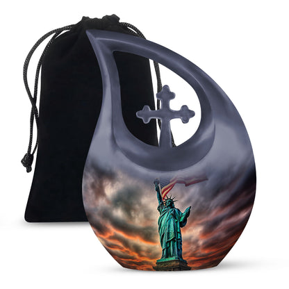 Statue of Liberty memorial urn 