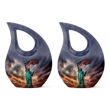 Small Urn Set of 2 -3