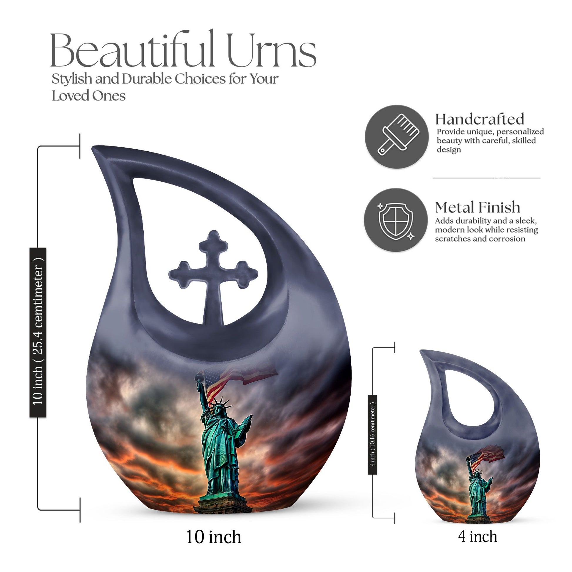 Statue of Liberty memorial urn 