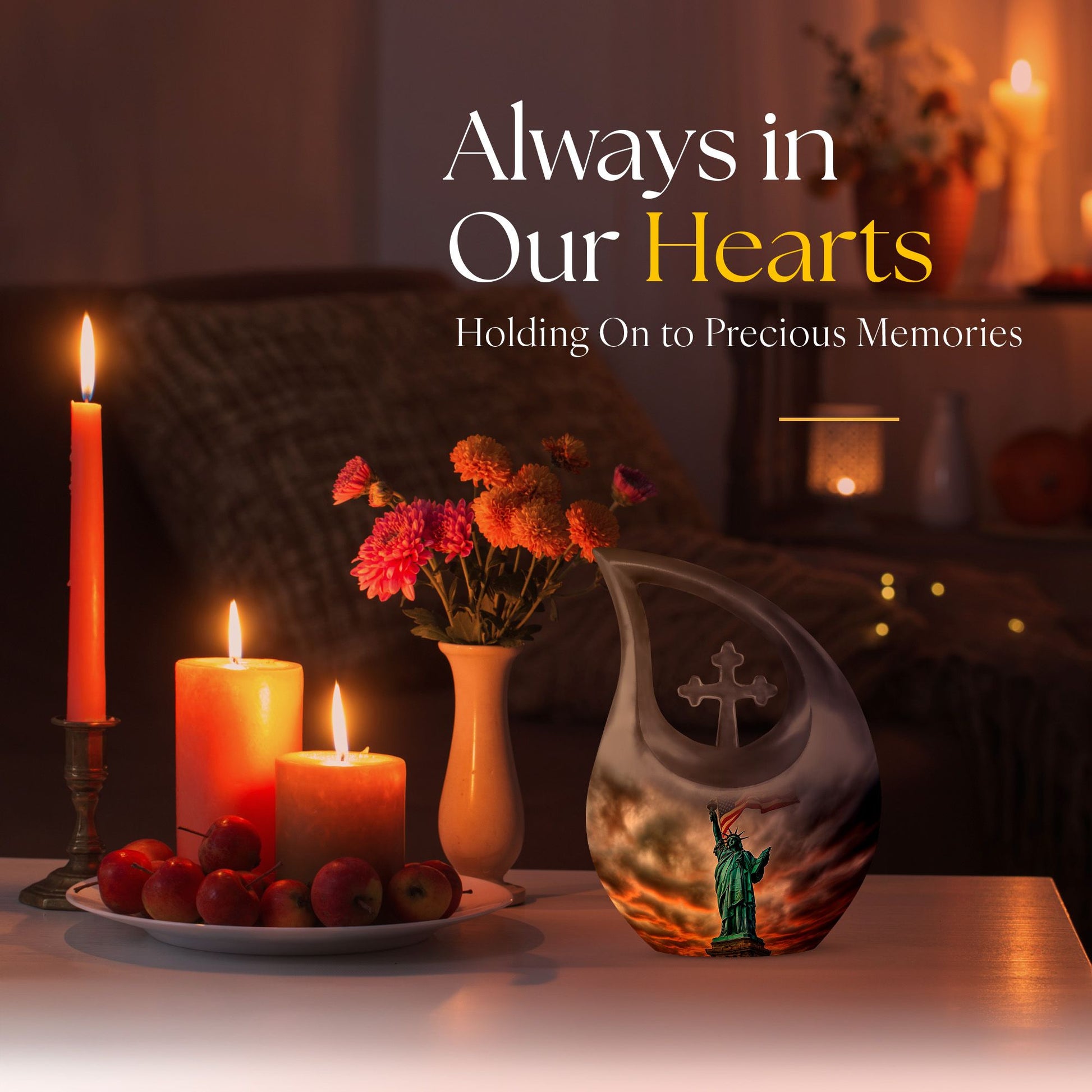 Statue of Liberty memorial urn 