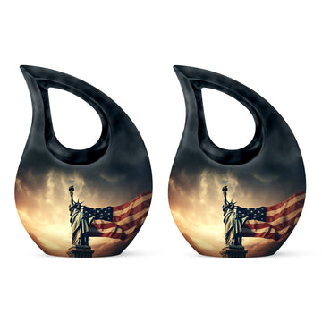 Small Urn Set of 2 -3