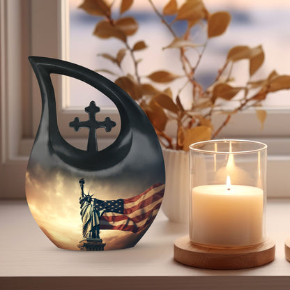 10-inch Statue Of Liberty Urn 