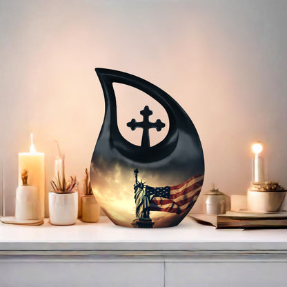 10-inch Statue Of Liberty Urn 