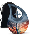 10 Inch Statue Of Liberty Cross Drop Aluminium Urn 