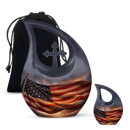 10 inch Statue Of Liberty aluminum urn 