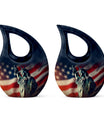 10-inch Statue Of Liberty Cross Drop Design Companion Urn