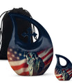 10-inch Statue Of Liberty Cross Drop Design Companion Urn
