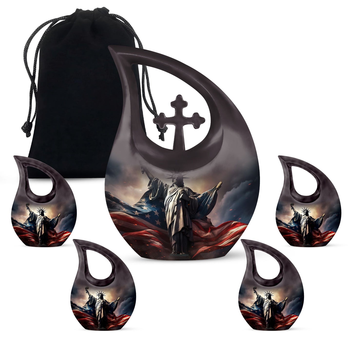 10-inch Statue Of Liberty Burial Urn