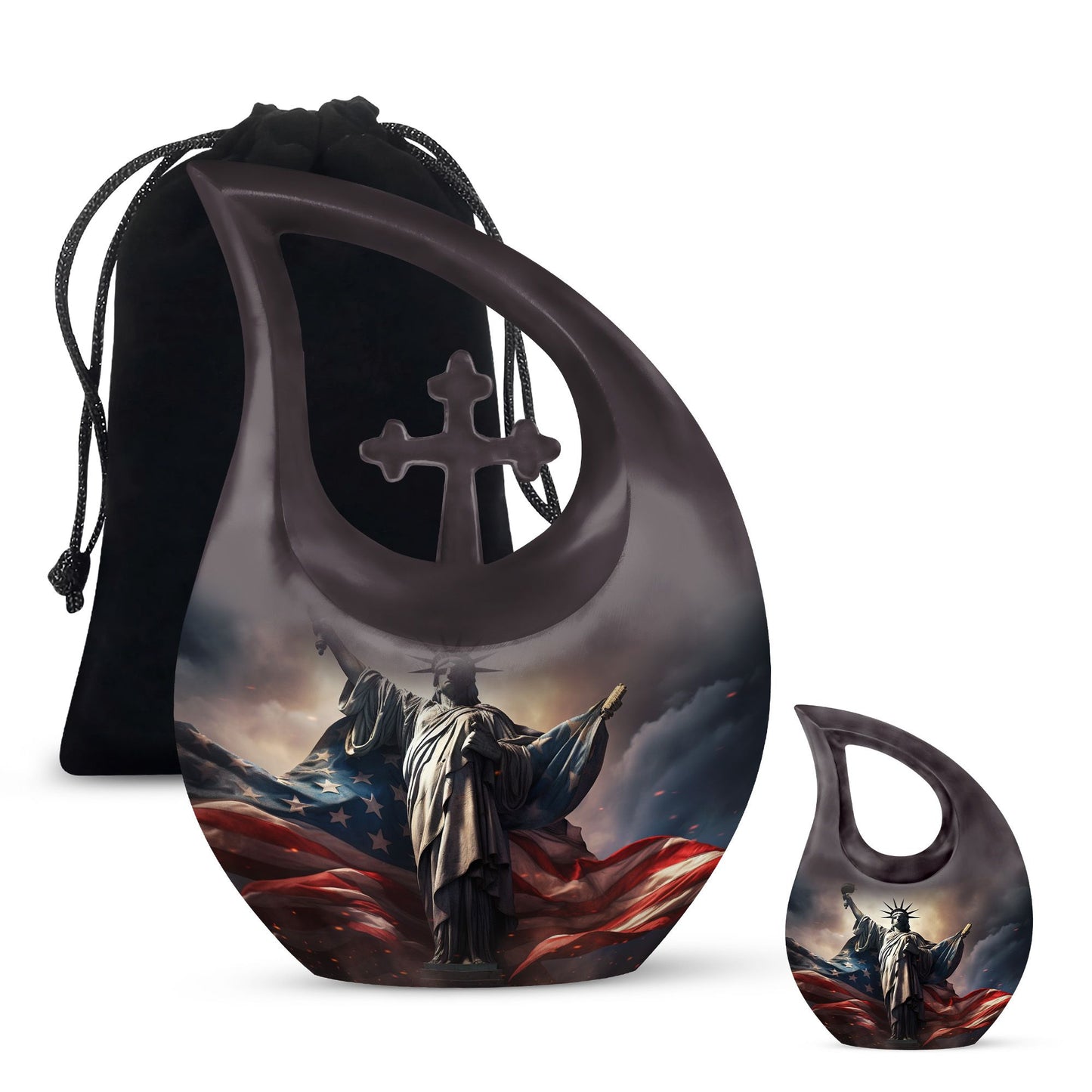 10-inch Statue Of Liberty Burial Urn