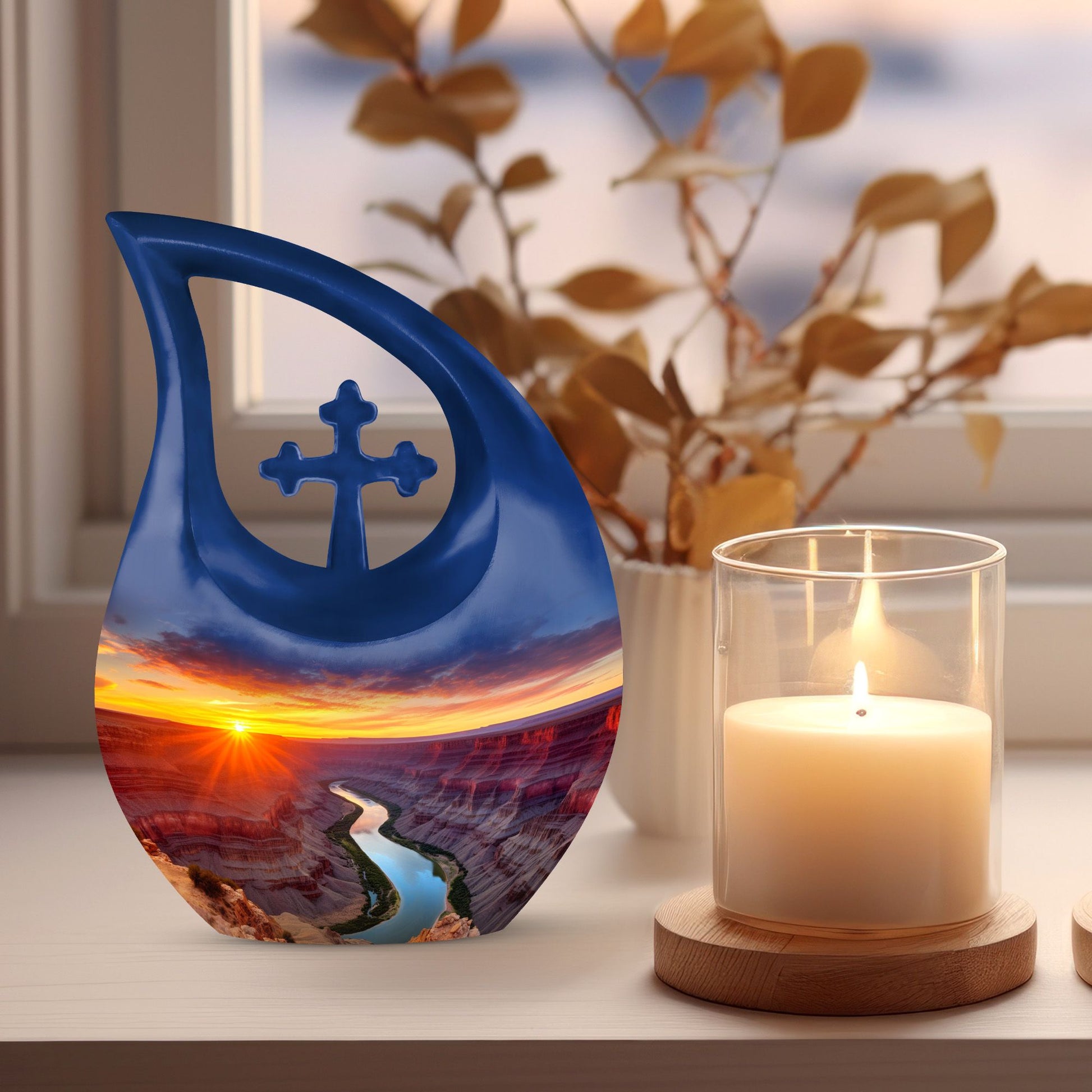 10-inch Statue of Liberty inspired urn