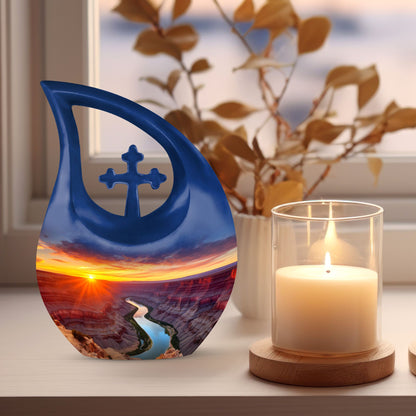 10-inch Statue of Liberty inspired urn
