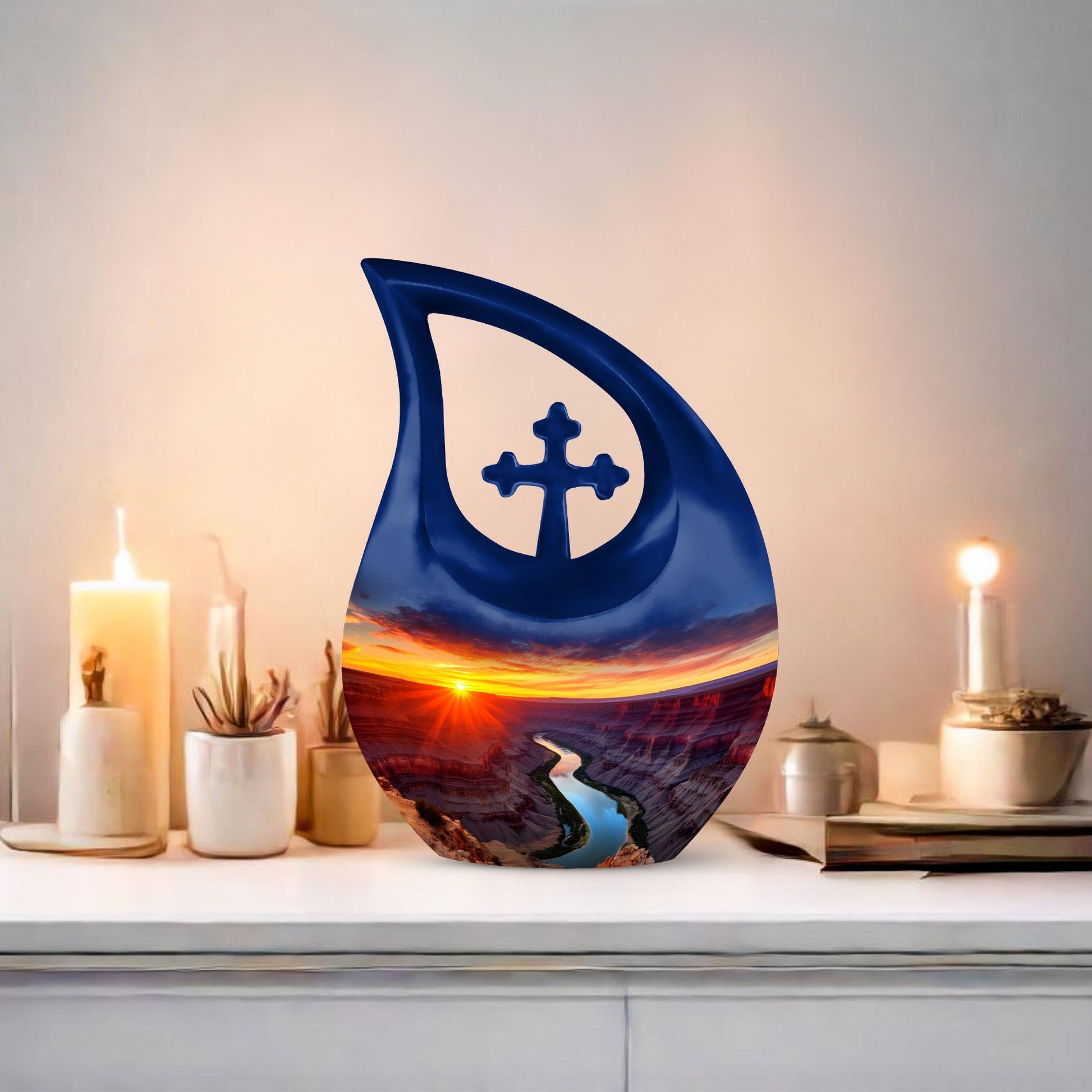 10-inch Statue of Liberty inspired urn