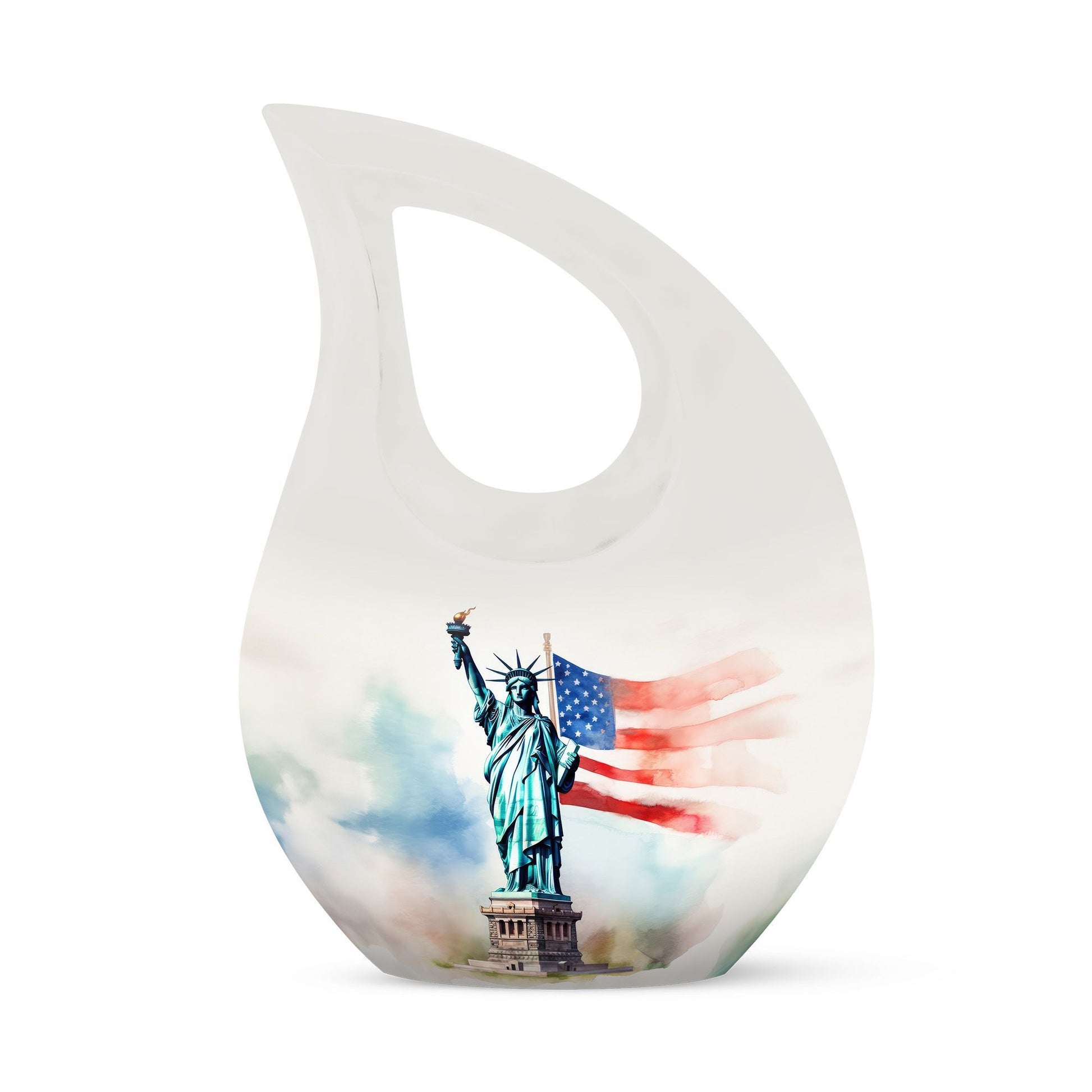 10 Inch Statue Of Liberty Urns 