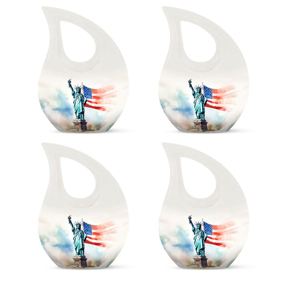 10 Inch Statue Of Liberty Urns 