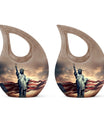 Statue Of Liberty themed large Aluminium memorial urn 