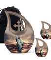 Statue Of Liberty themed large Aluminium memorial urn 