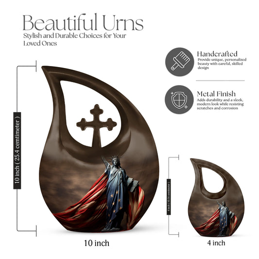 Statue of Liberty keepsake urn 