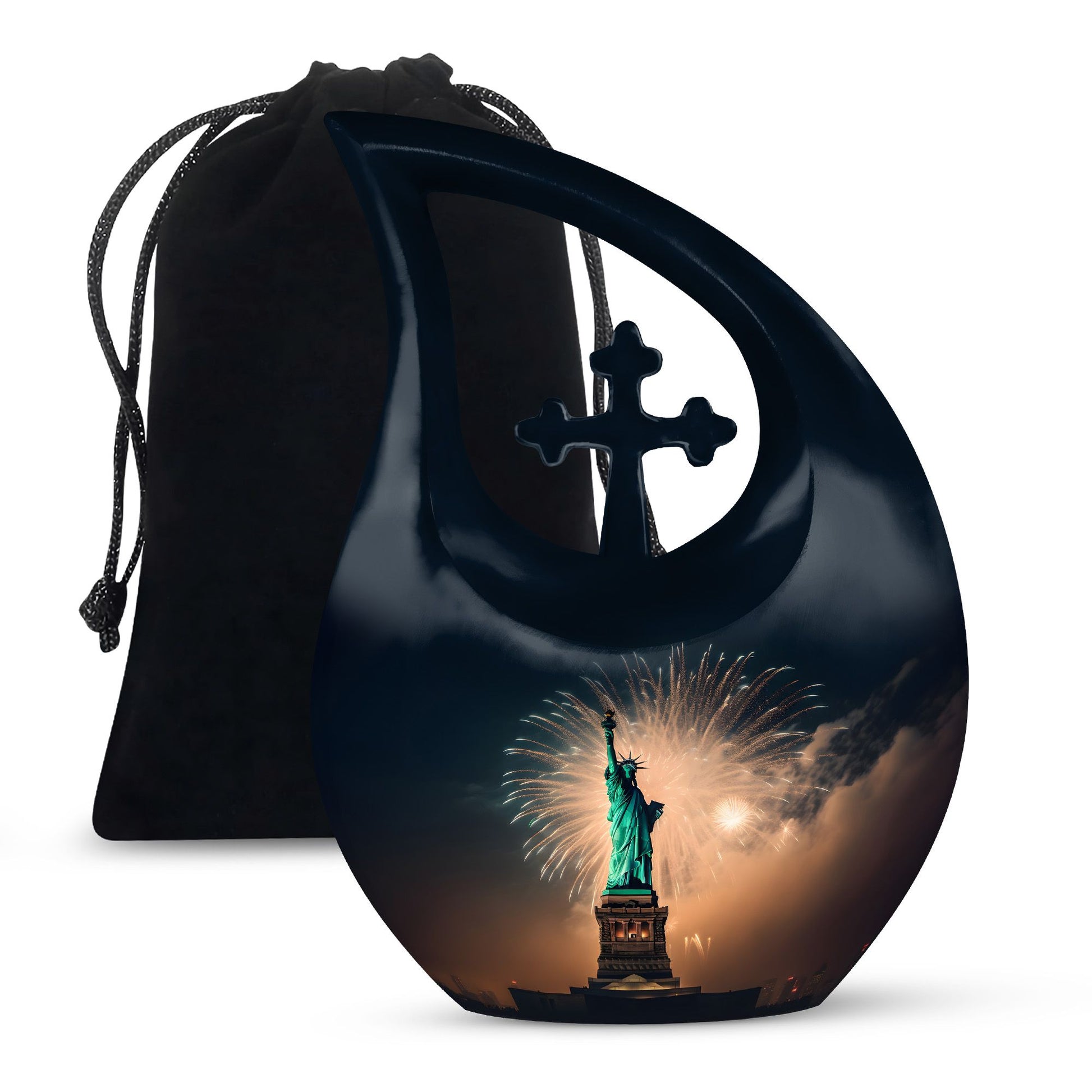 10-inch Statue of Liberty XL Urn,