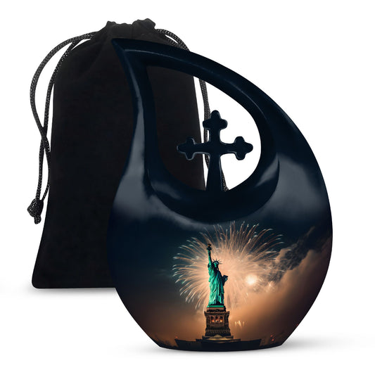 10-inch Statue of Liberty XL Urn,