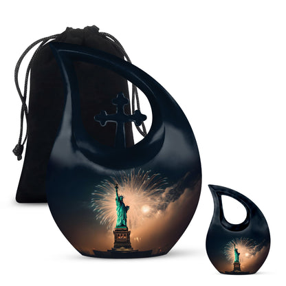 10-inch Statue of Liberty XL Urn,