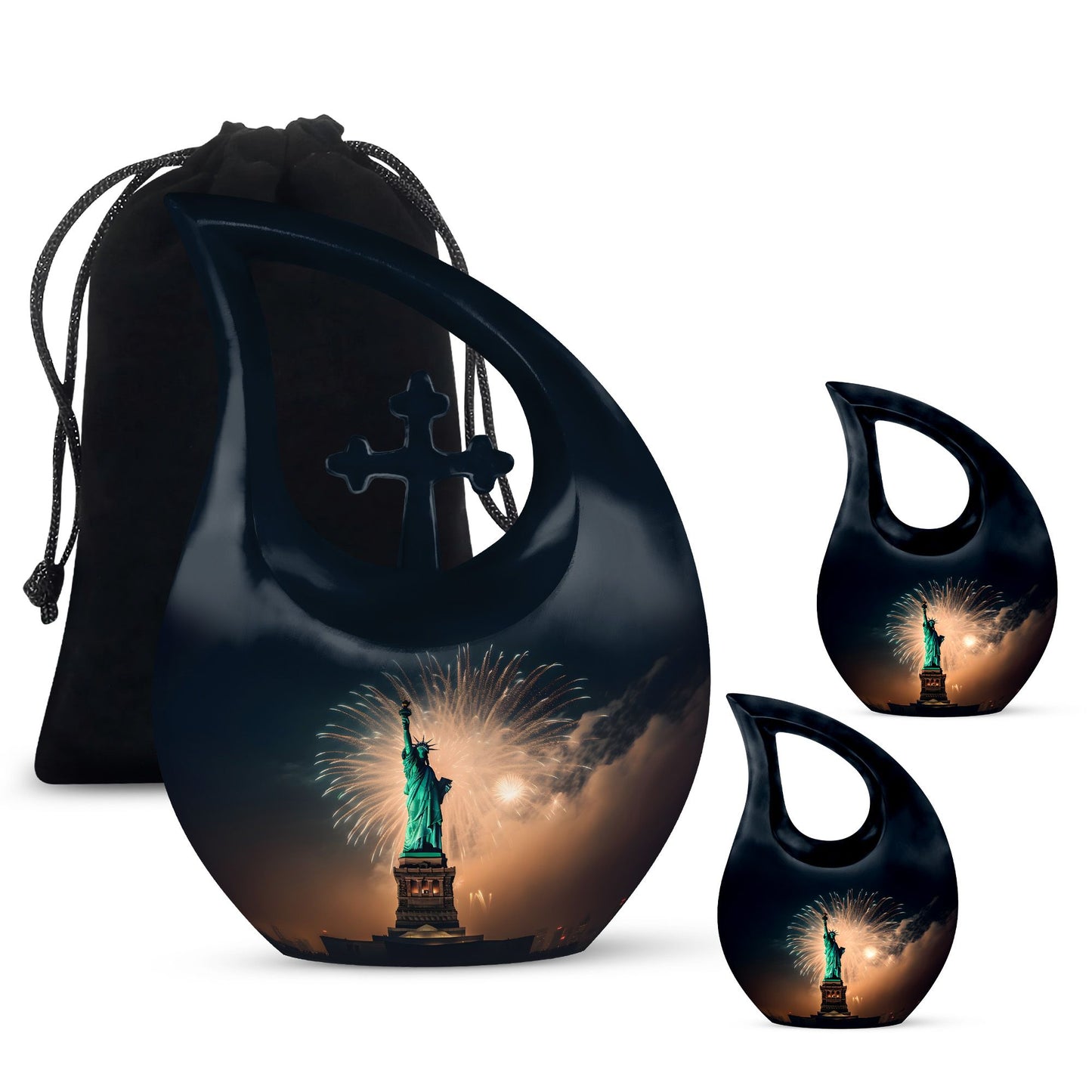 10-inch Statue of Liberty XL Urn,