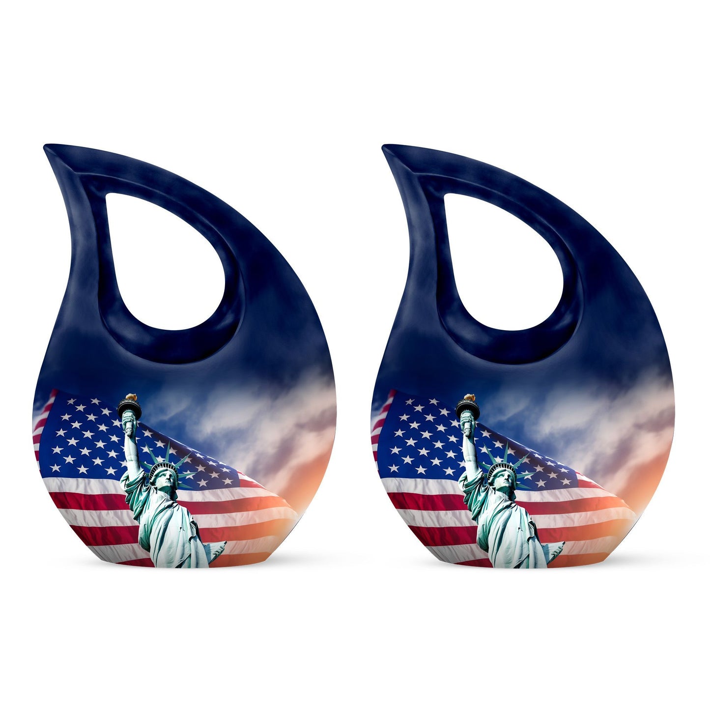 10-inch Statue of Liberty Double Urn