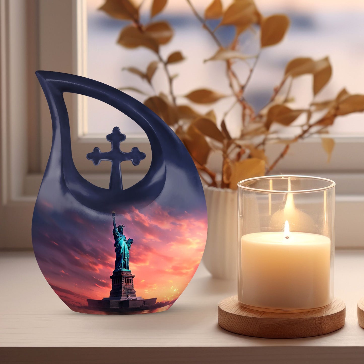 Statue of Liberty urn