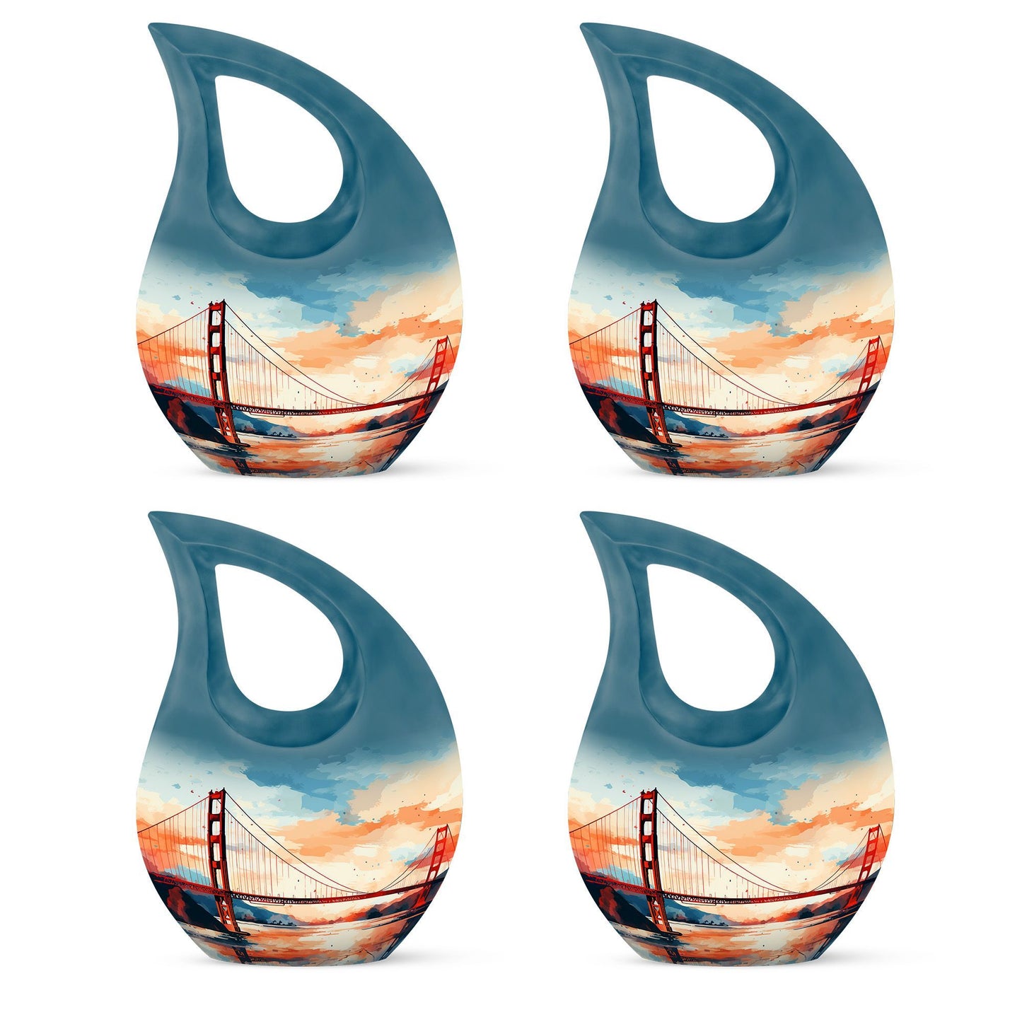 Golden Gate Bridge Cross Drop Urn