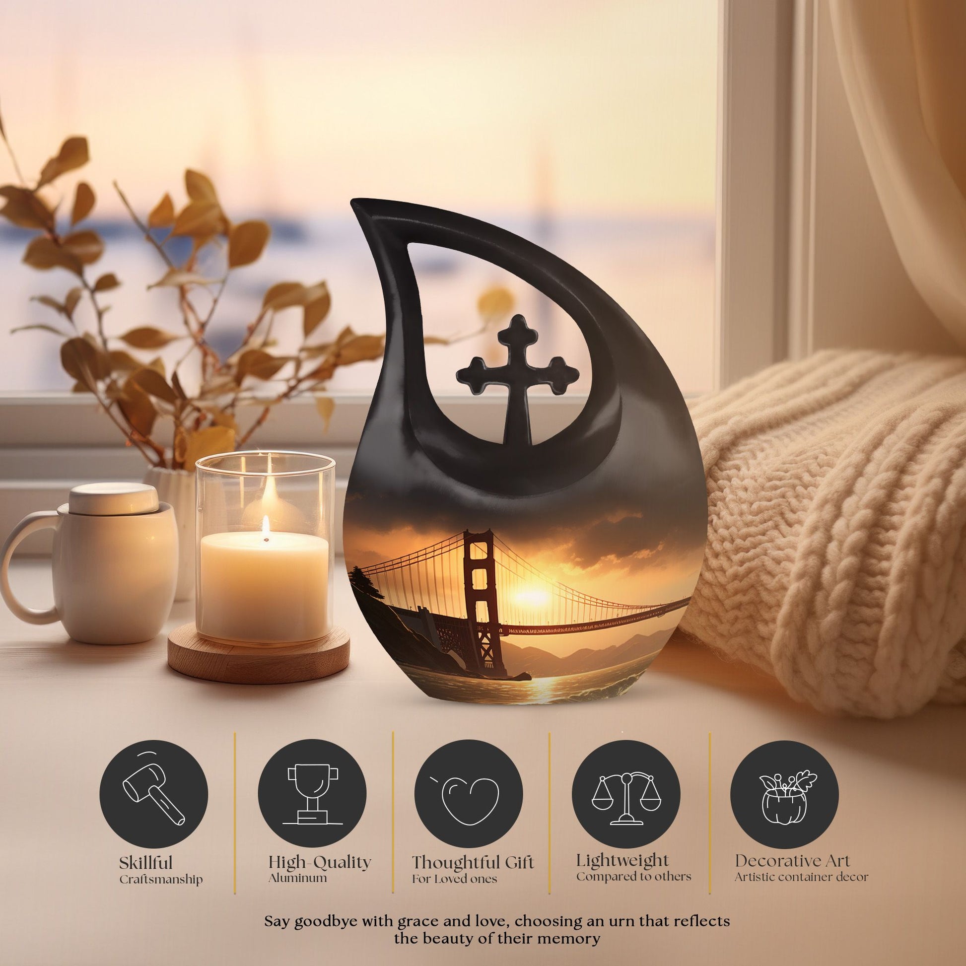 Golden Gate Bridge Urn